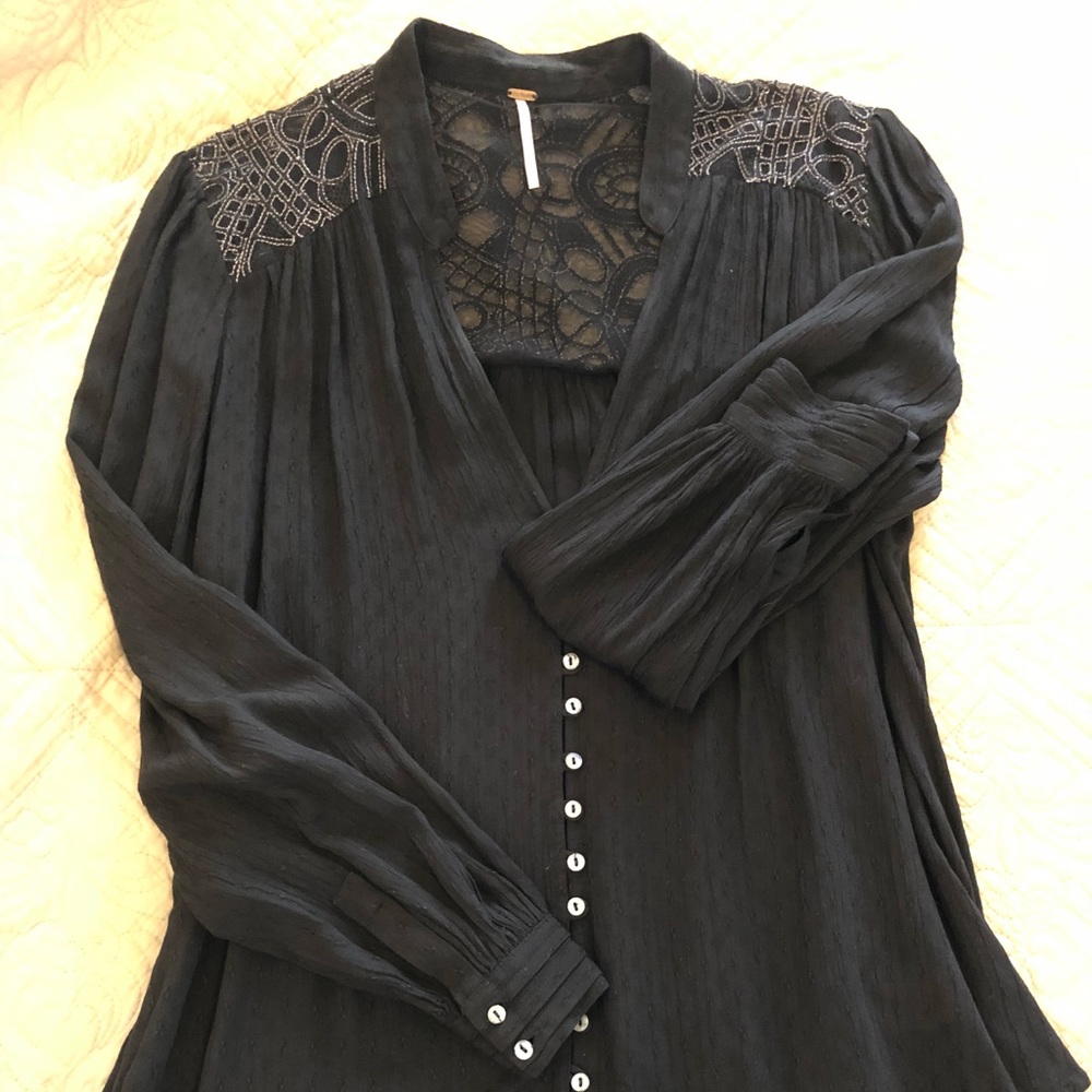 Free People Hi-Lo top